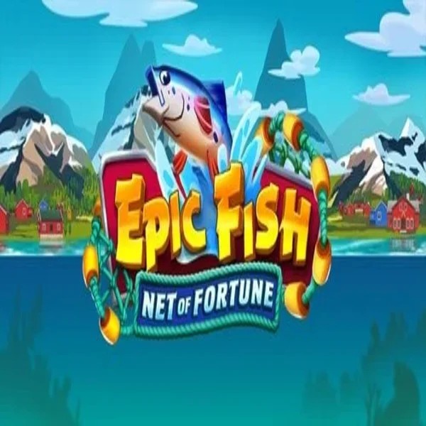 Epic Fish Net of Fortune slot logo by Quickspin at HiddenJack CasinoEpic Fish Net of Fortune