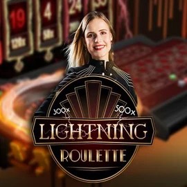 Lightning Roulette logo by Evolution HiddenJack Casino