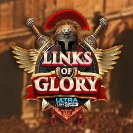 Official Slots logo: Links of Glory by Slingshot Studios at HiddenJack Casino