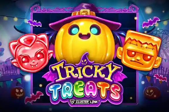 Tricky Treats casino game by Push Gaming – featured logo at HiddenJack Casino